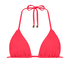 Top de bikini triangular Doha, Rojo