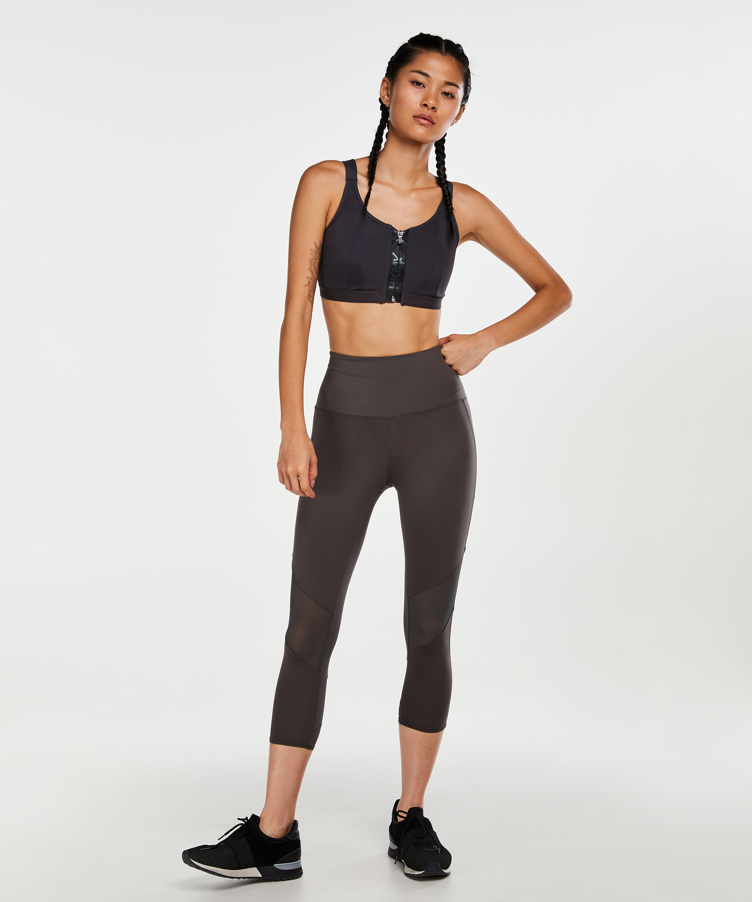 HKMX Sujetador deportivo The Pro Level 3, Gris, main