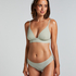 Triangular Bralette Smooth, Verde