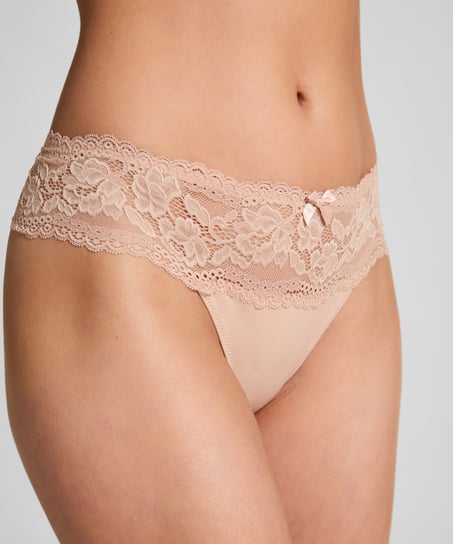 Tanga de estilo bóxer Florence, Beige