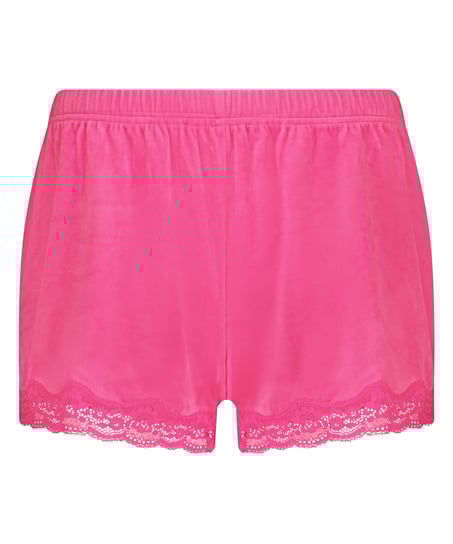 Short Velours Lace, Rosa