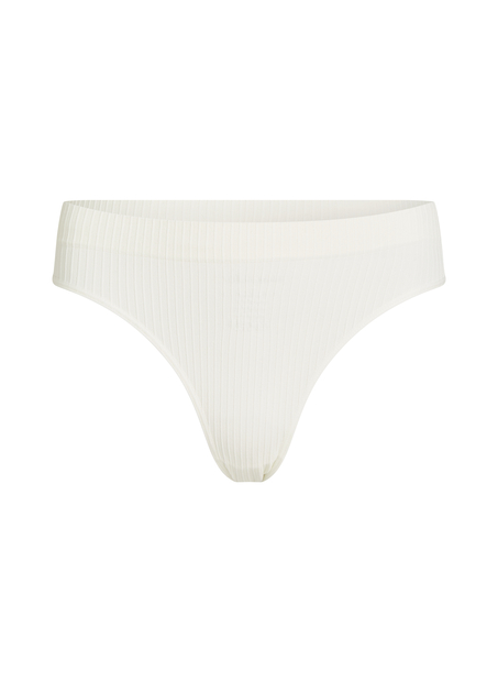 Tanga de tiro alto Dianne, Blanco