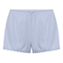 Short en pointelle, Azul