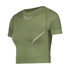 Camiseta corta sin mangas deportiva HKMX Karma Seamless, Verde