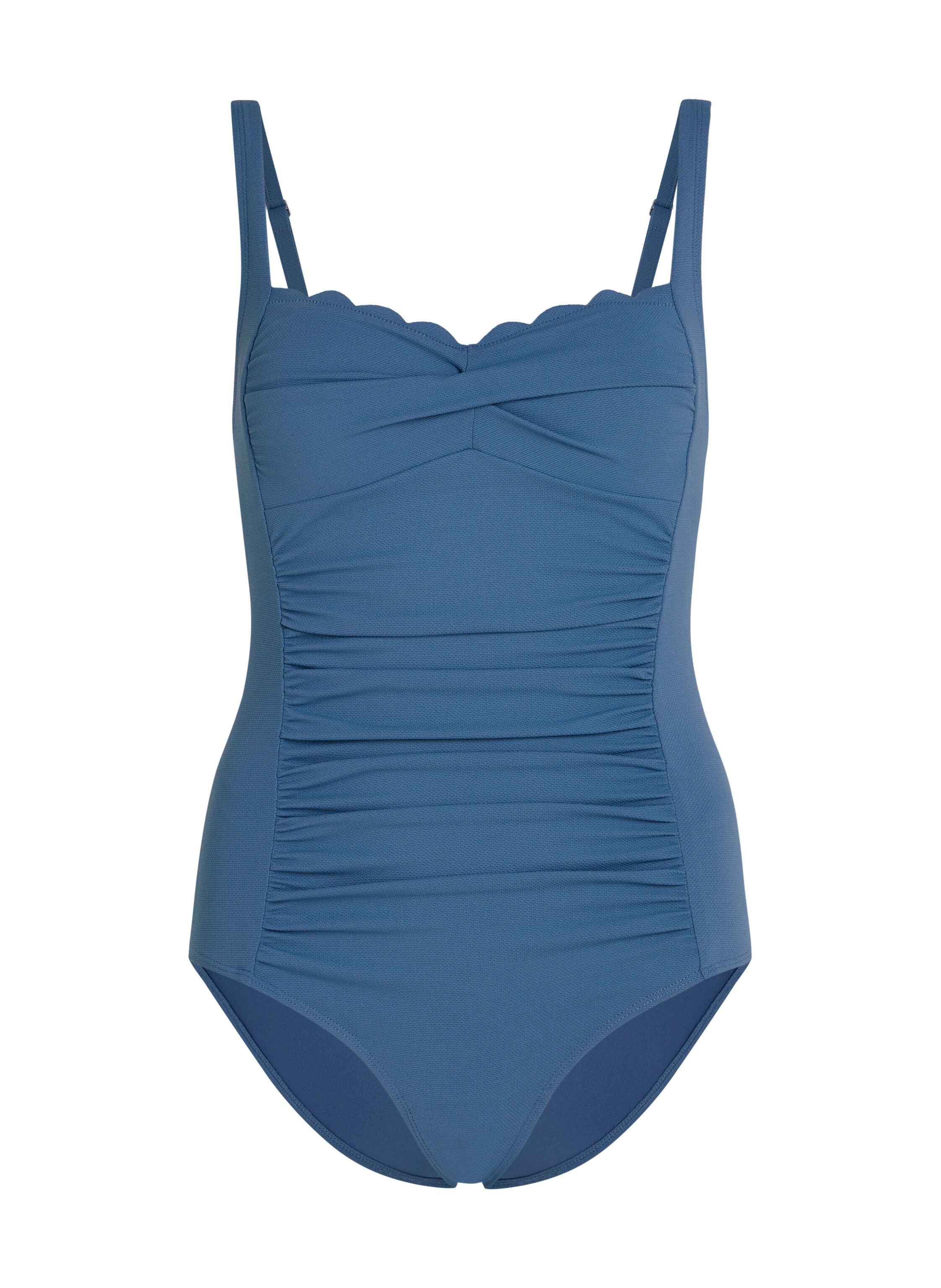 Bañador Shaping Scallop, Azul