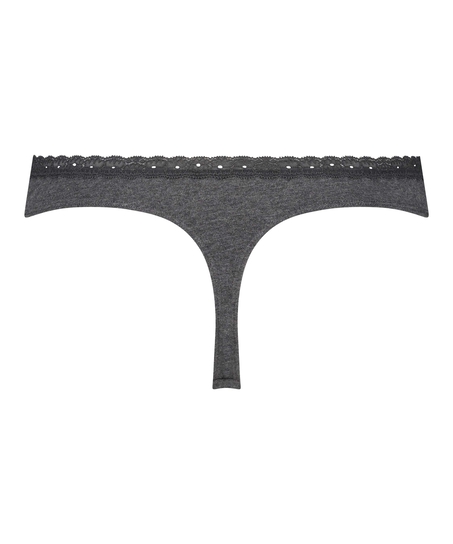 Tanga de algodón, Gris