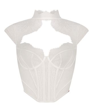 Top Lace Camille, Blanco