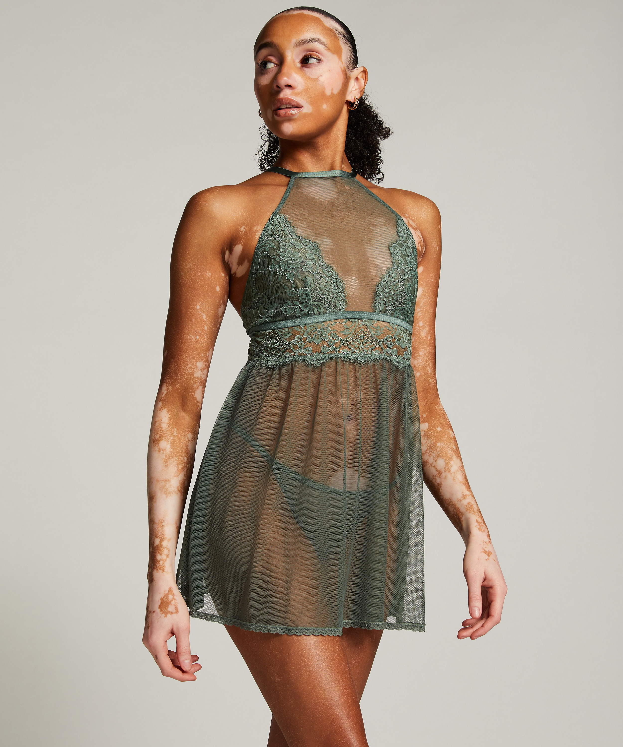 Babydoll Lace, Verde, main