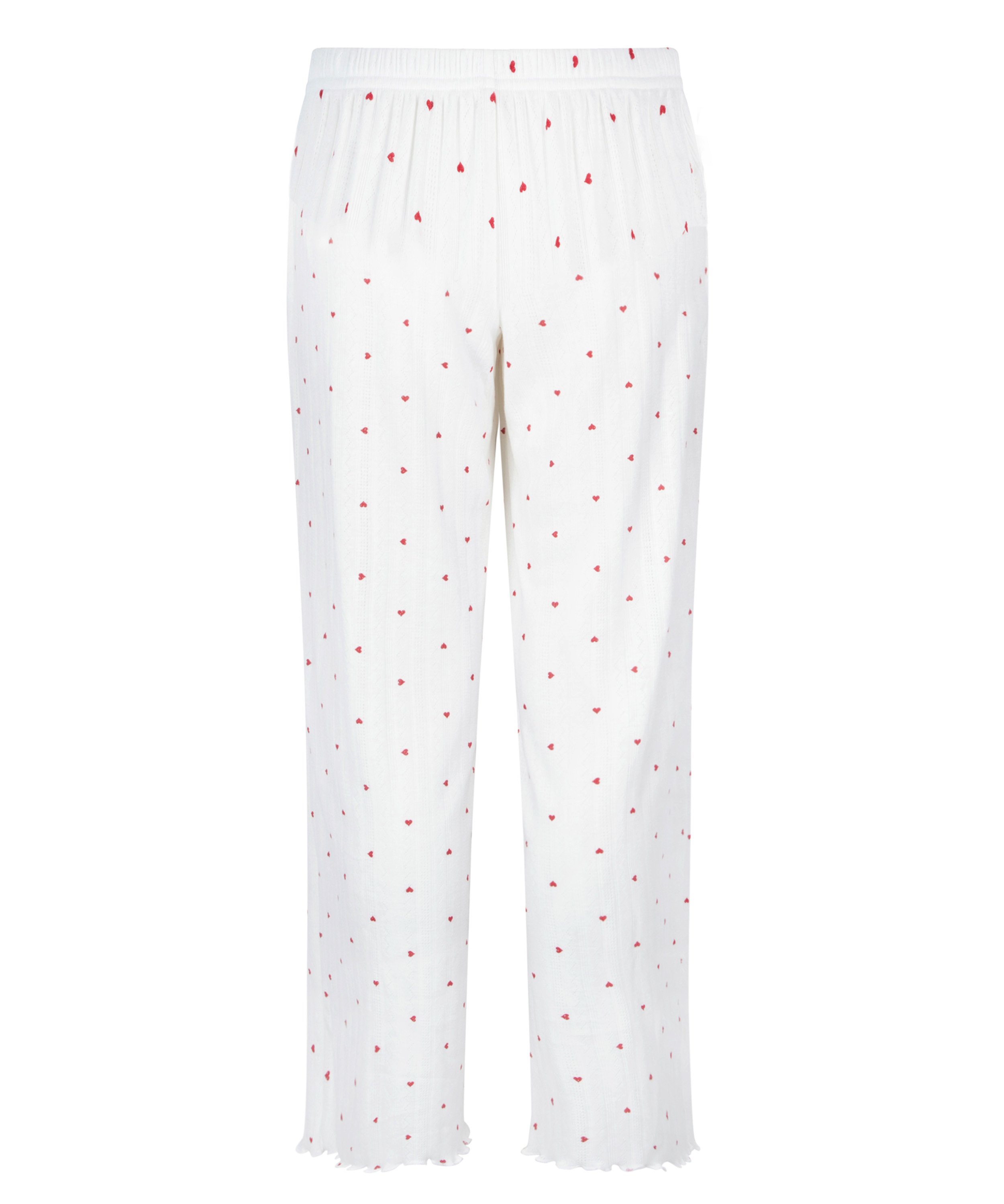 Pantal&oacute;n de pijama Pointelle, Blanco, main