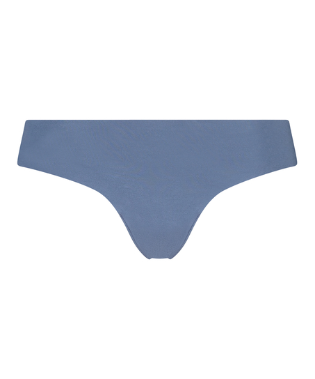 Tanga de algodón Invisible, Azul