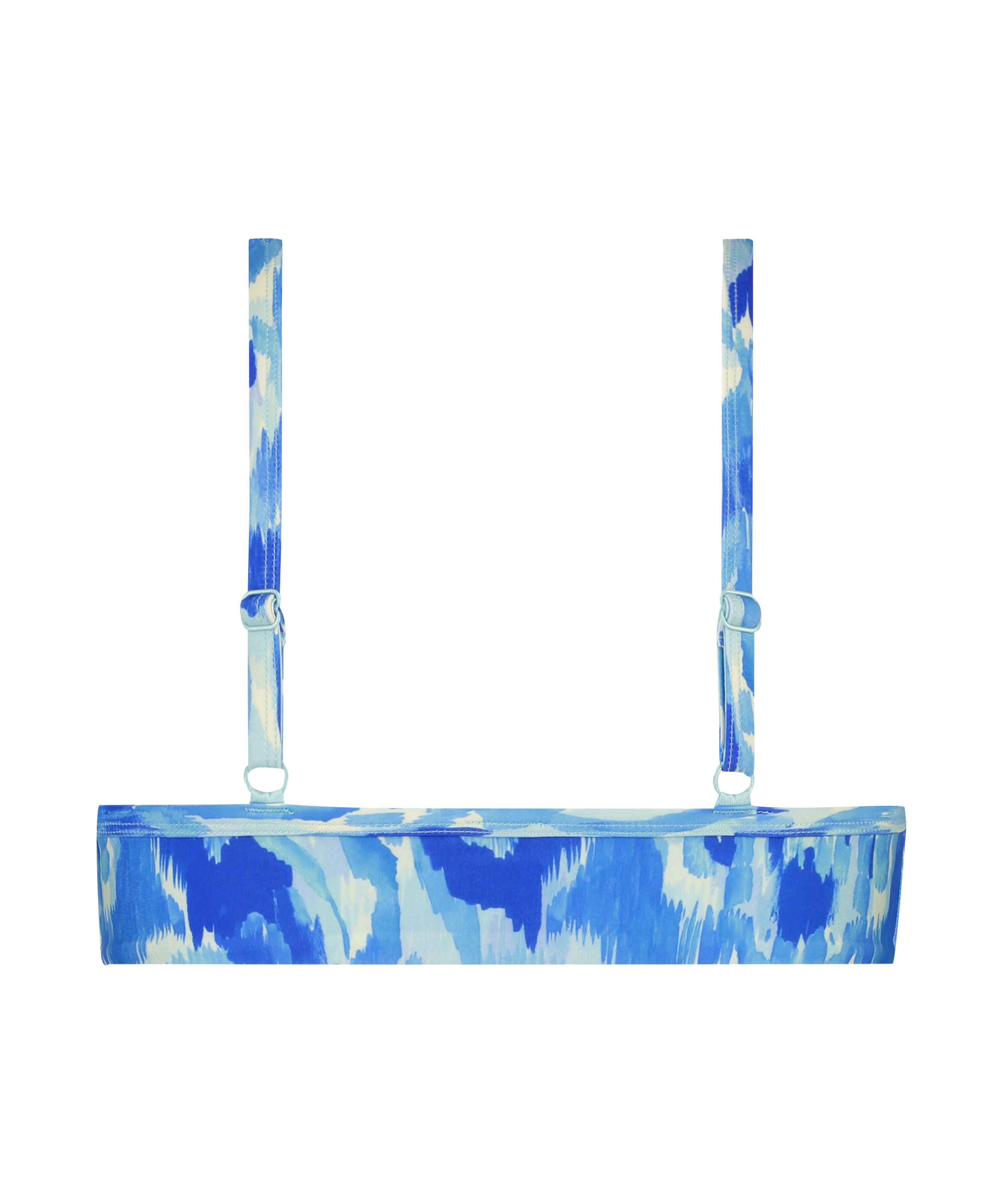 Crop top de bikini Paraguay, Azul, main