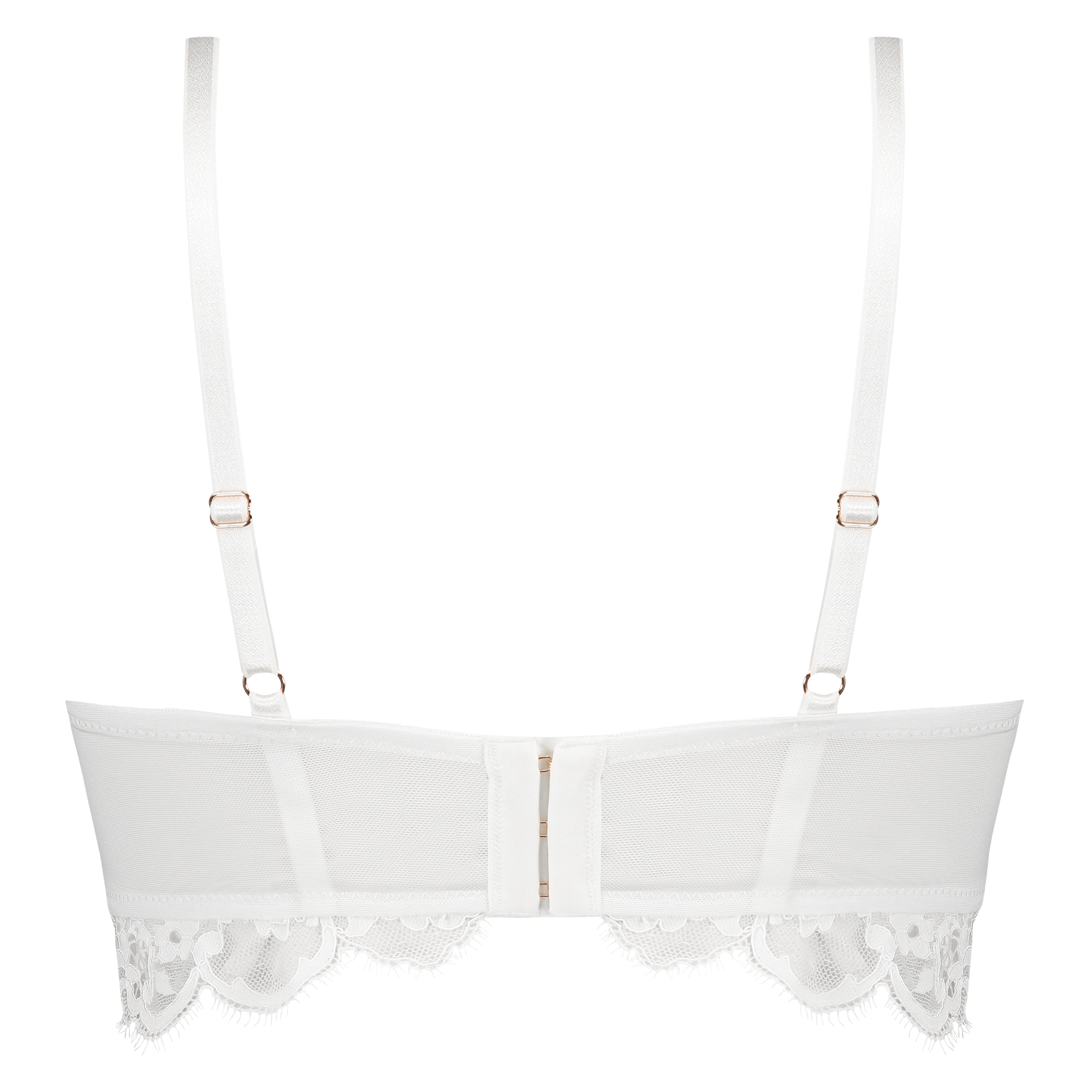 Sujetador longline de aros preformado Zoe, Blanco, main