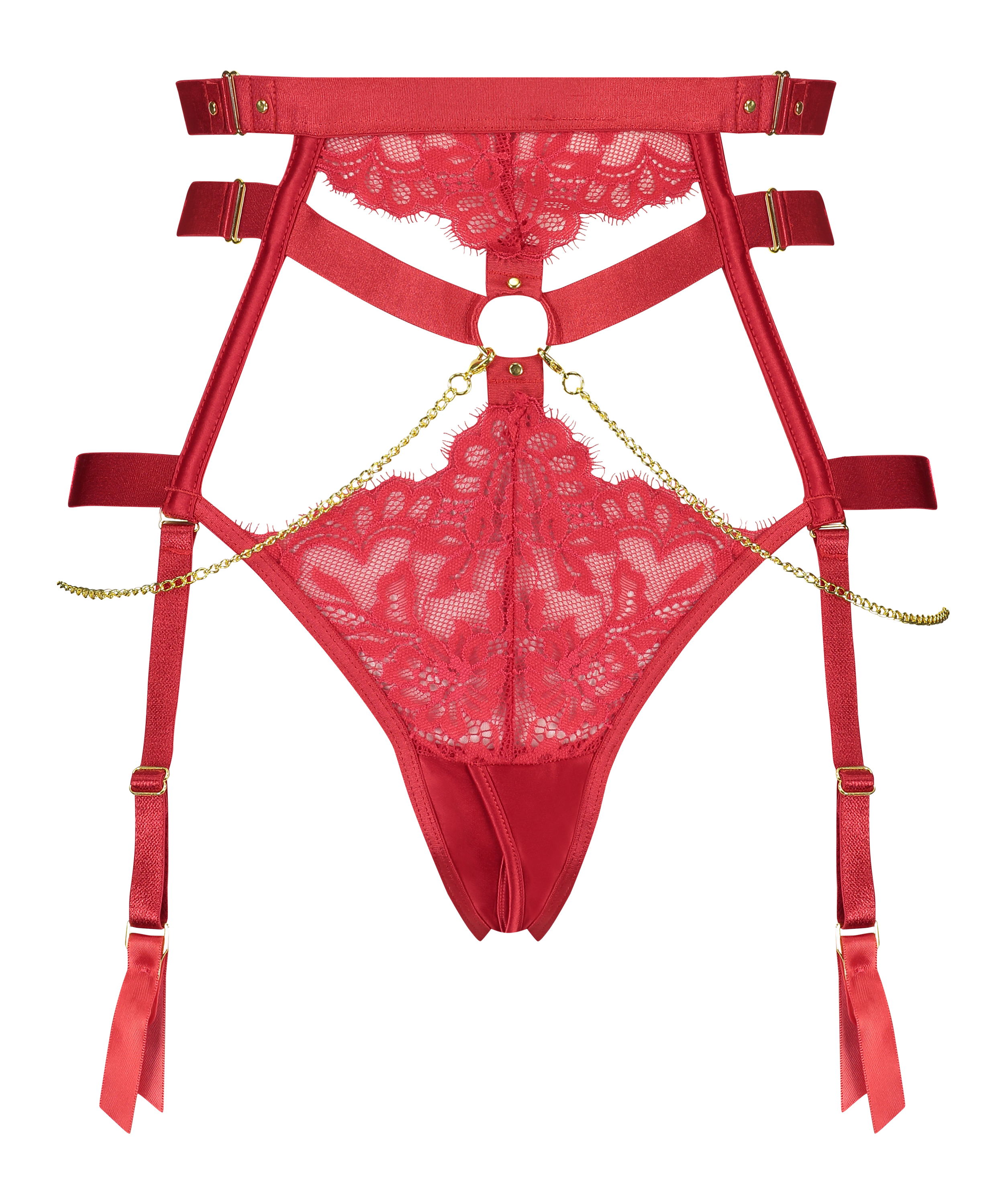 Tanga con entrepierna abierta Tenessee, Rojo, main