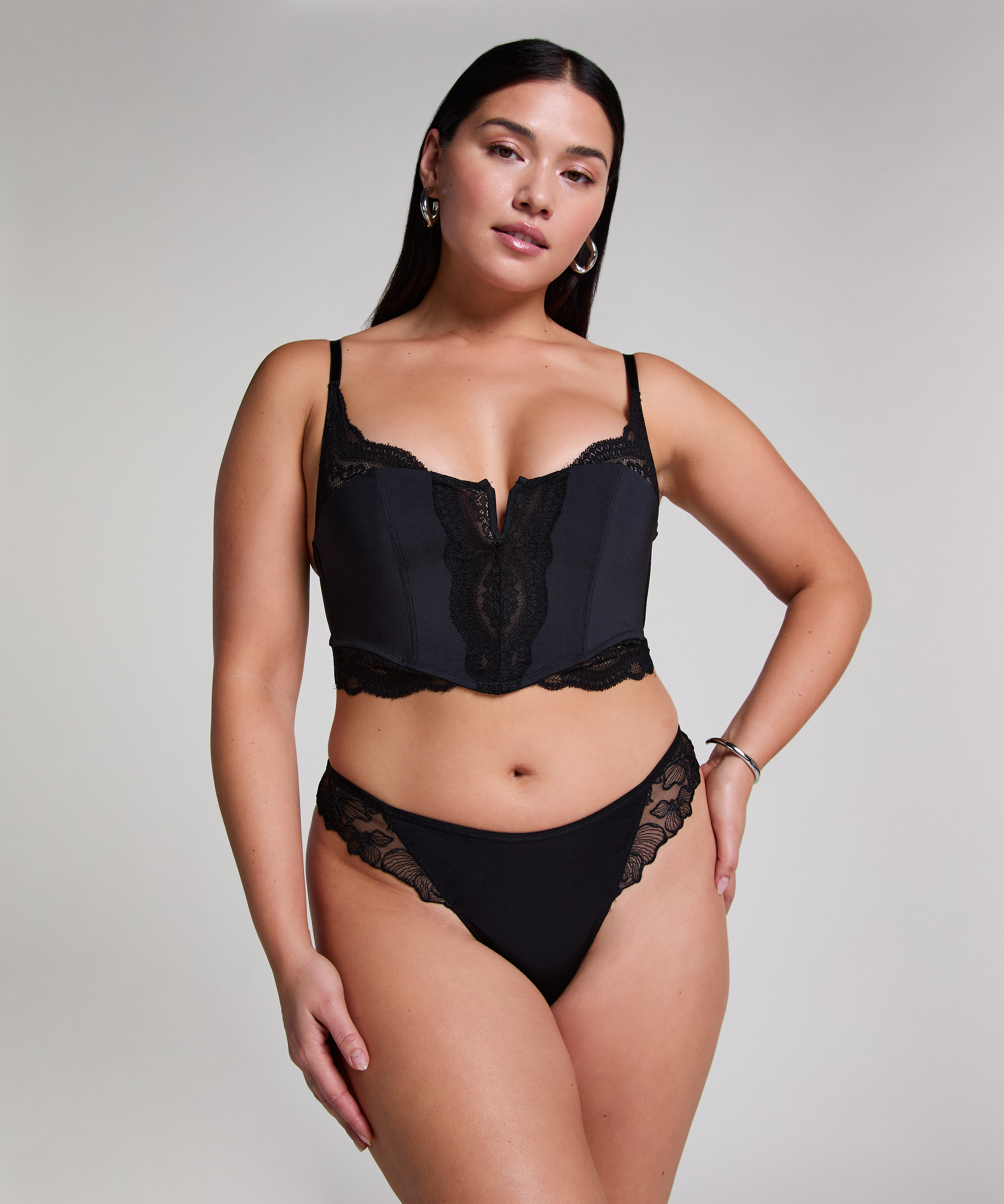 Bralette Bronte, Negro, main
