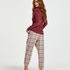 Petite Pantal&oacute;n de pijama Twill Check, Beige