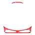Sujetador cuello halter con aros sin relleno Eve, Rojo