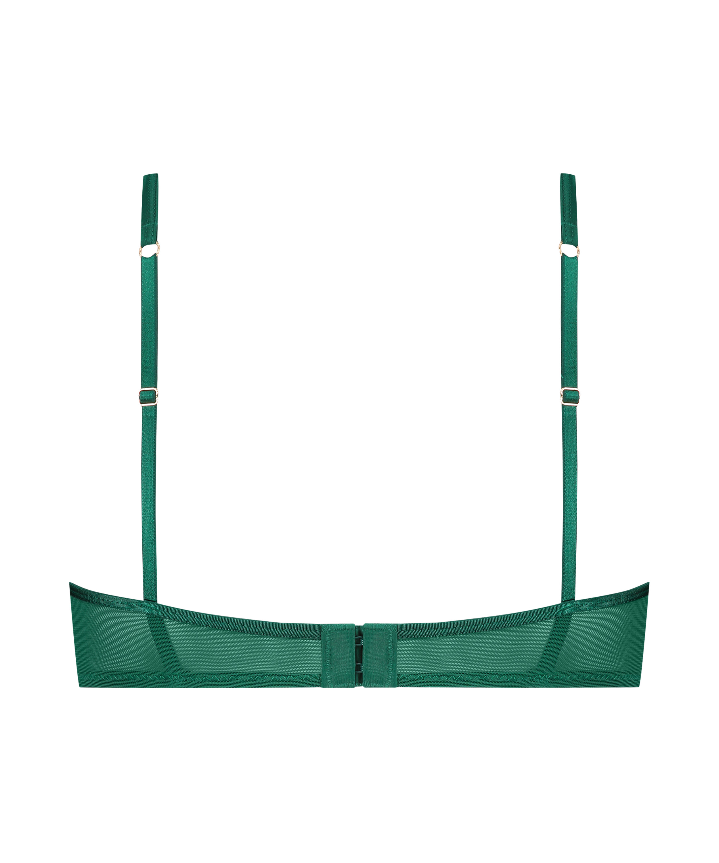 Sujetador longline con aros preformado de media copa Iggy, Verde, main