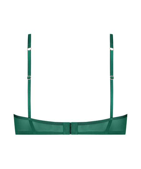Sujetador longline con aros preformado de media copa Iggy, Verde