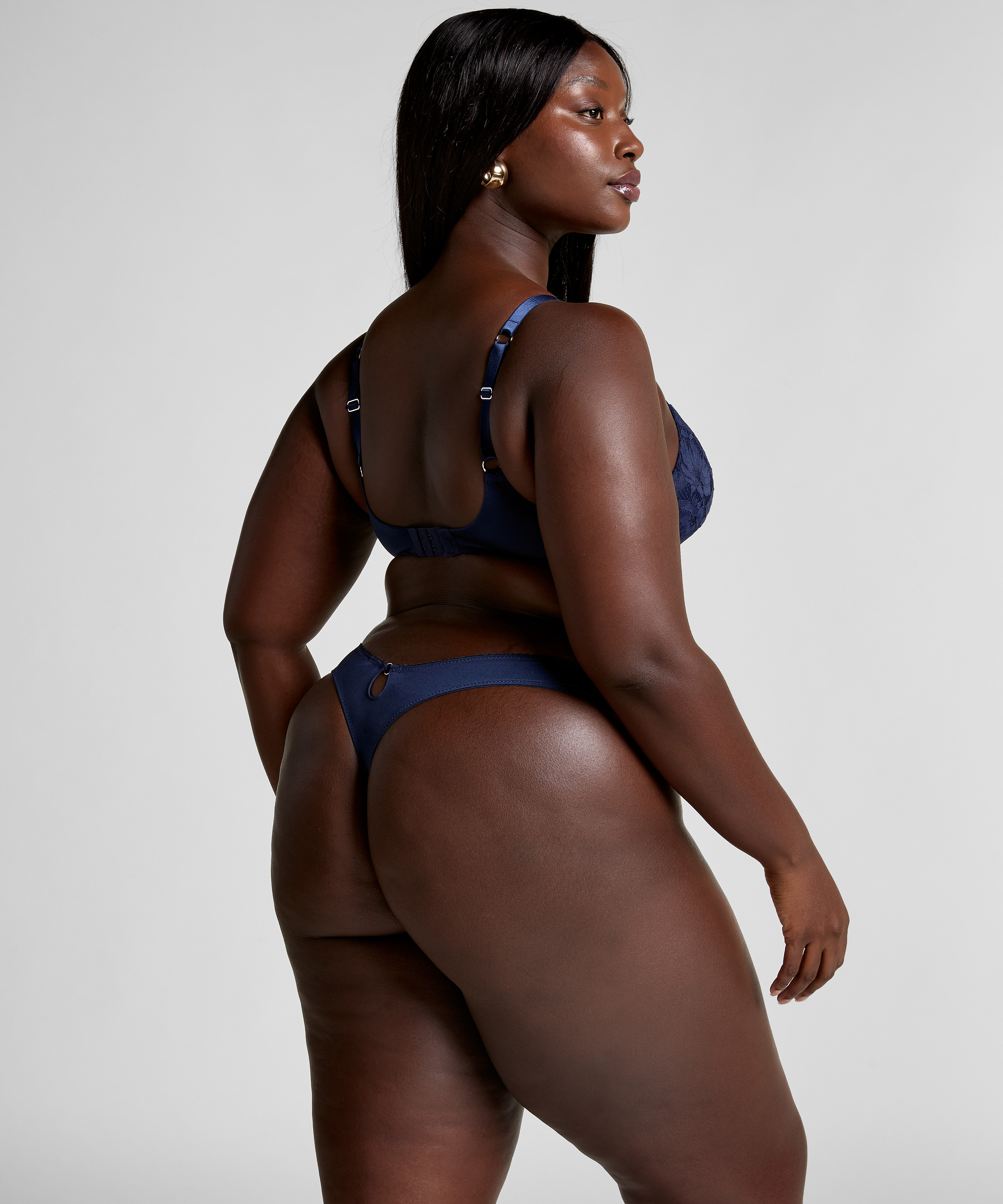 Sujetador preformado de aros Andrea, Azul, main