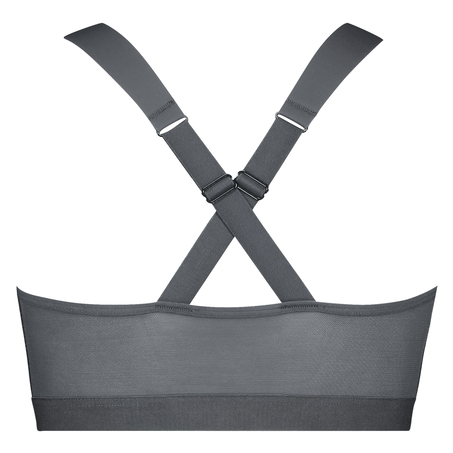 HKMX Sujetador deportivo The Pro Level 3, Gris