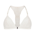 Bralette triangular preformado Rose, Blanco