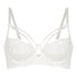 Sujetador Longline Kristina con Aros Sin Relleno, Blanco