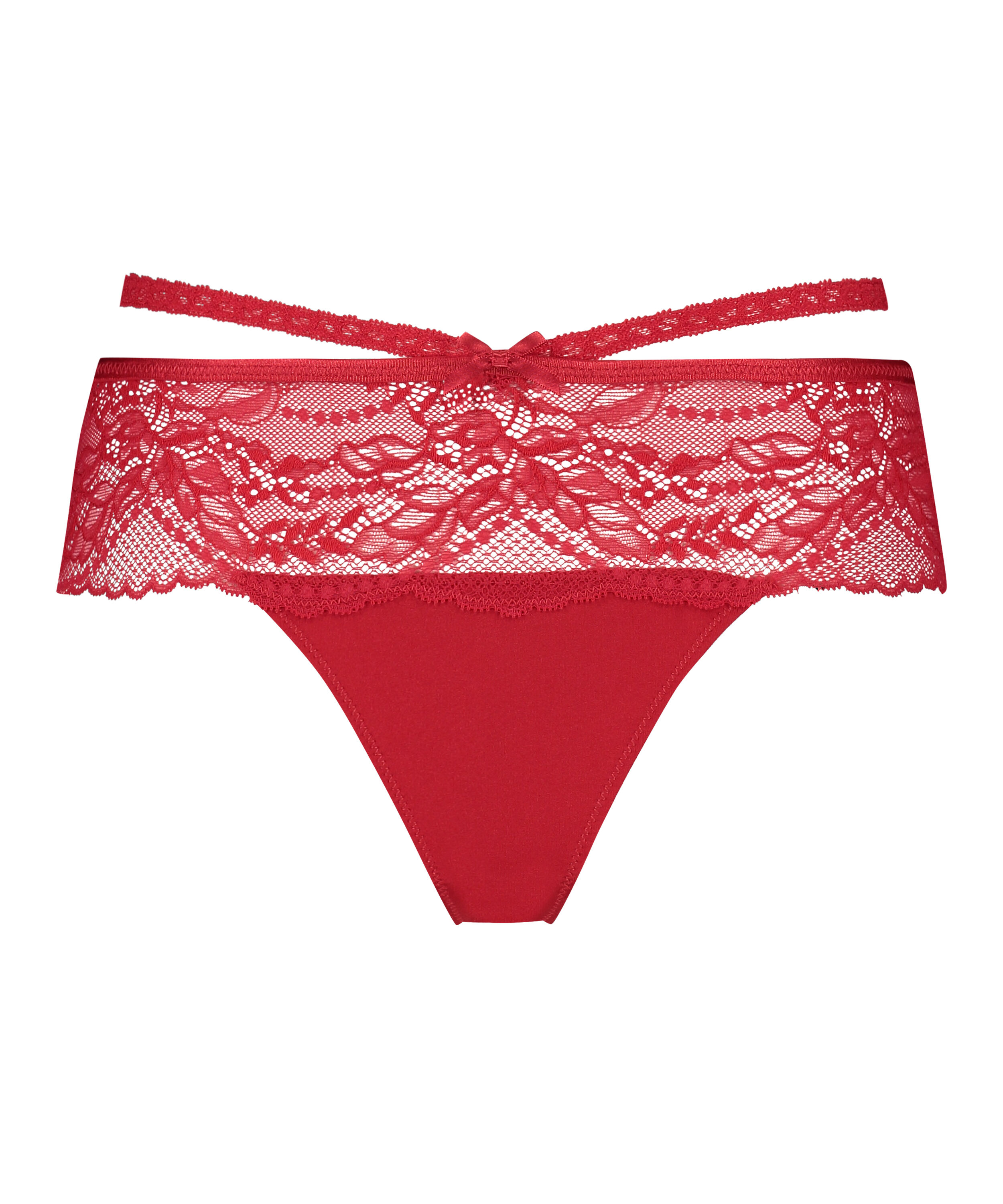 Tanga b&oacute;xer Francesca, Rojo