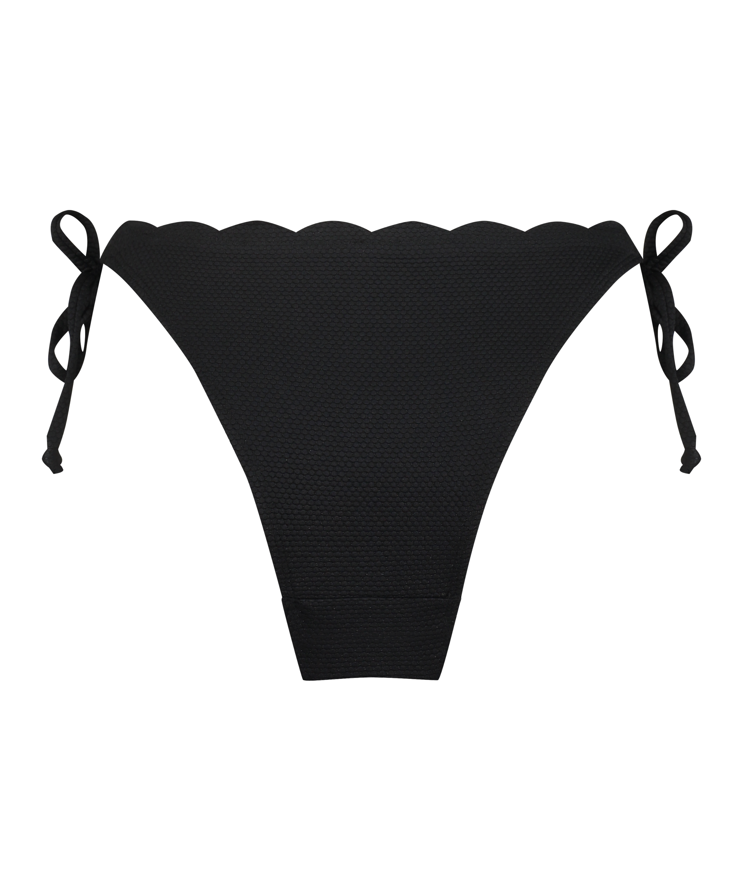 Braguita de bikini Scallop, Negro, main