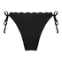 Braguita de bikini Scallop, Negro