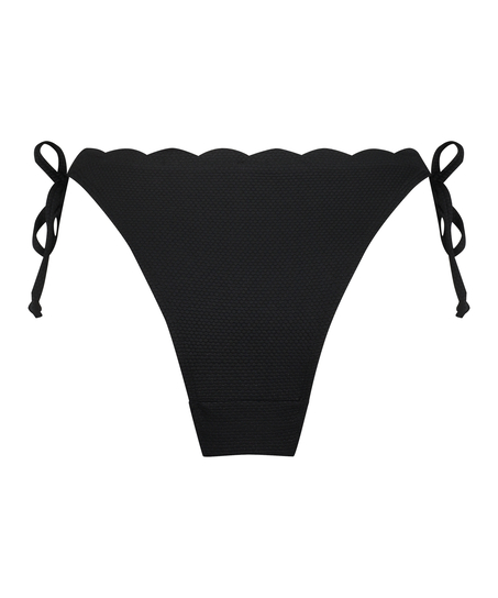Braguita de bikini Scallop, Negro
