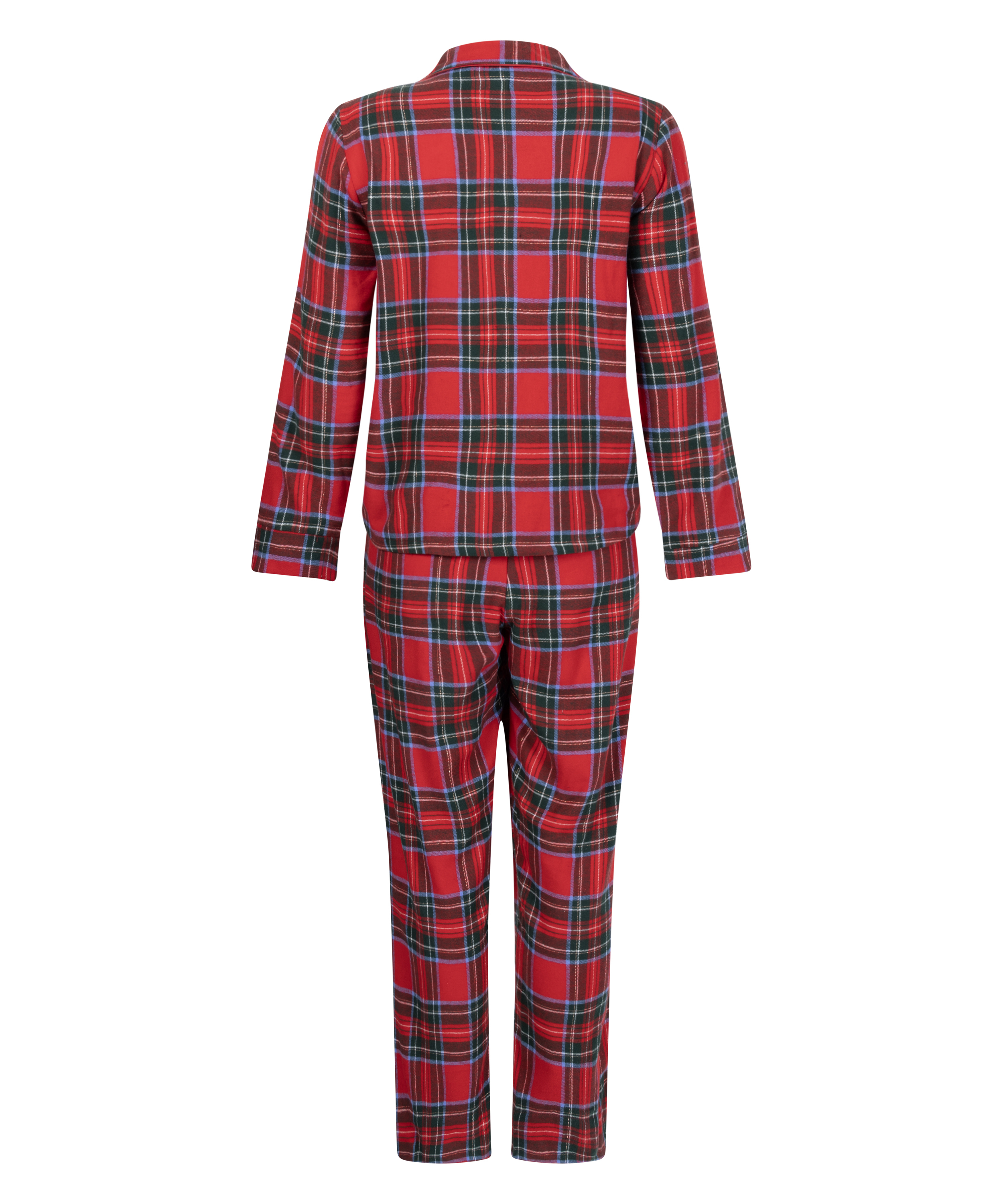 Conjunto de pijama Flannel, Rojo, main