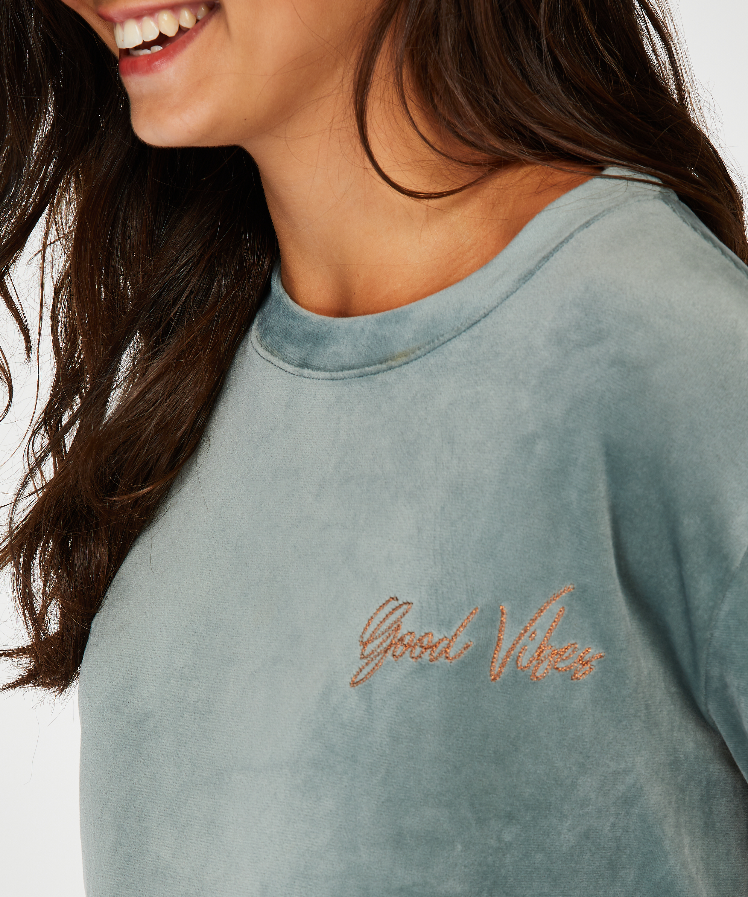 Top premamá Velours, Verde, main