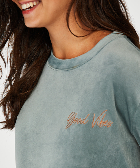 Top premamá Velours, Verde