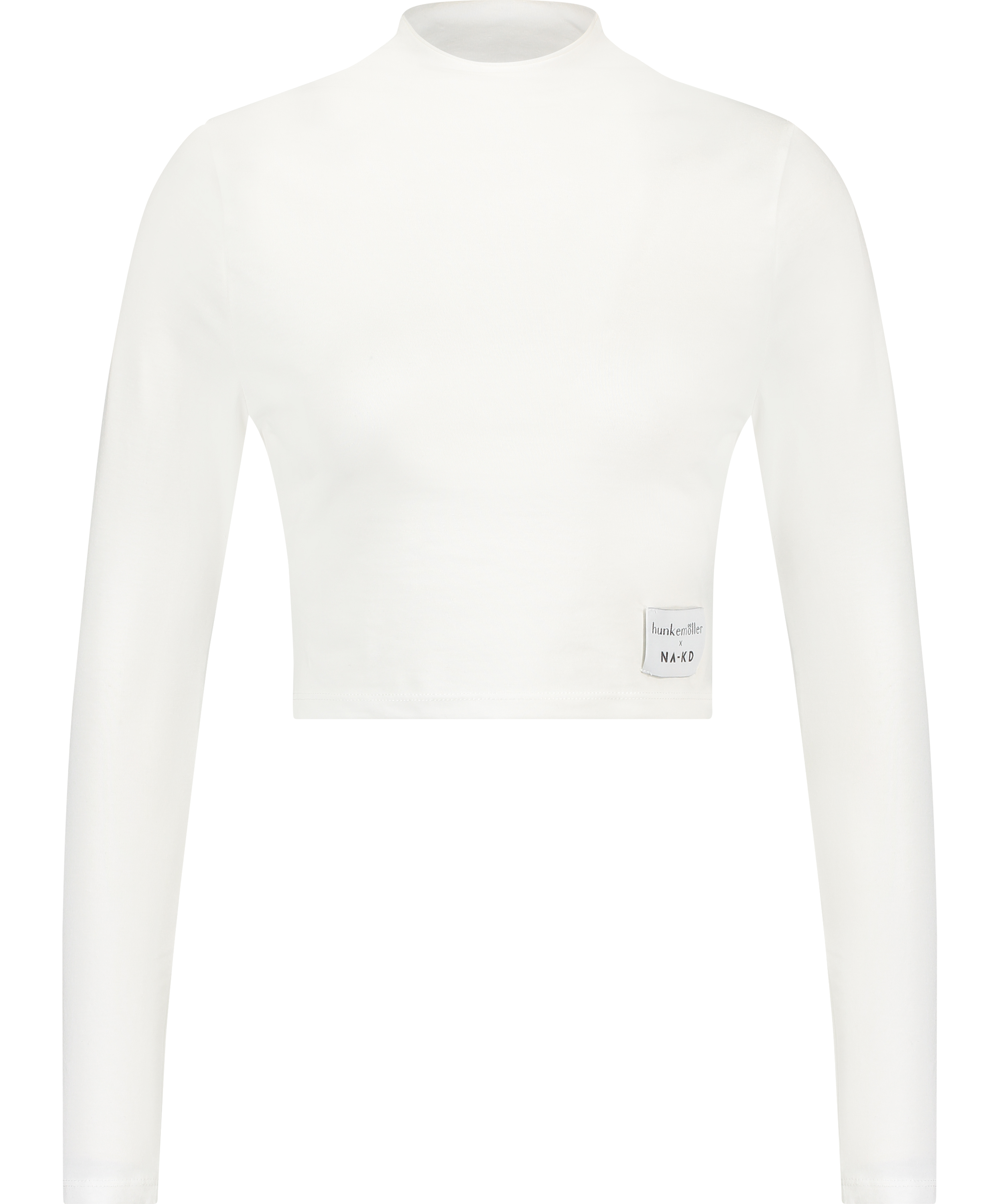 Top corto Lia HKM x NA-KD, Blanco, main