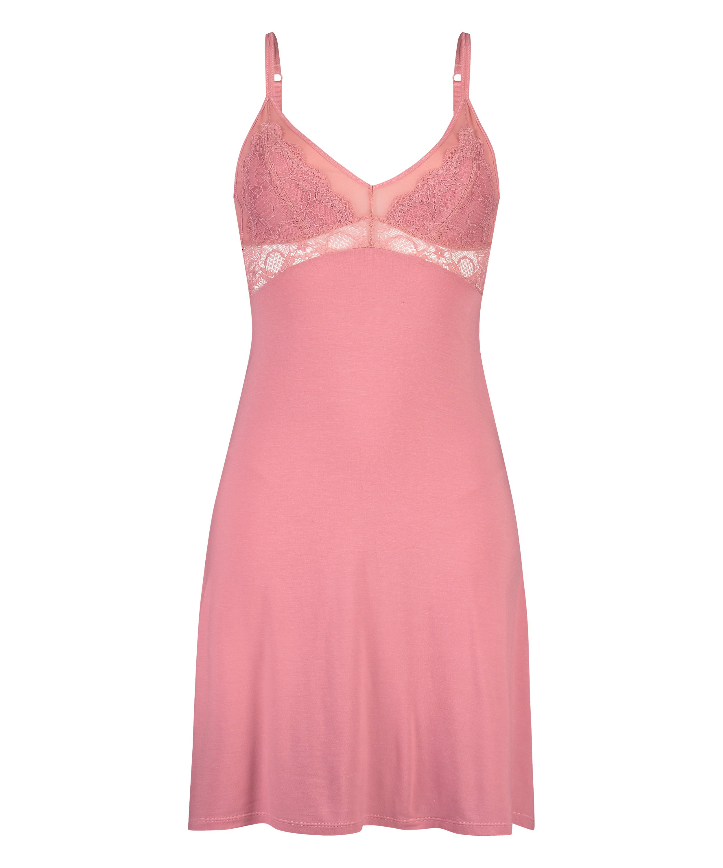Vestido lencero Jersey Coco, Rosa, main