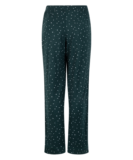 Pantal&oacute;n de pijama Jersey, Verde