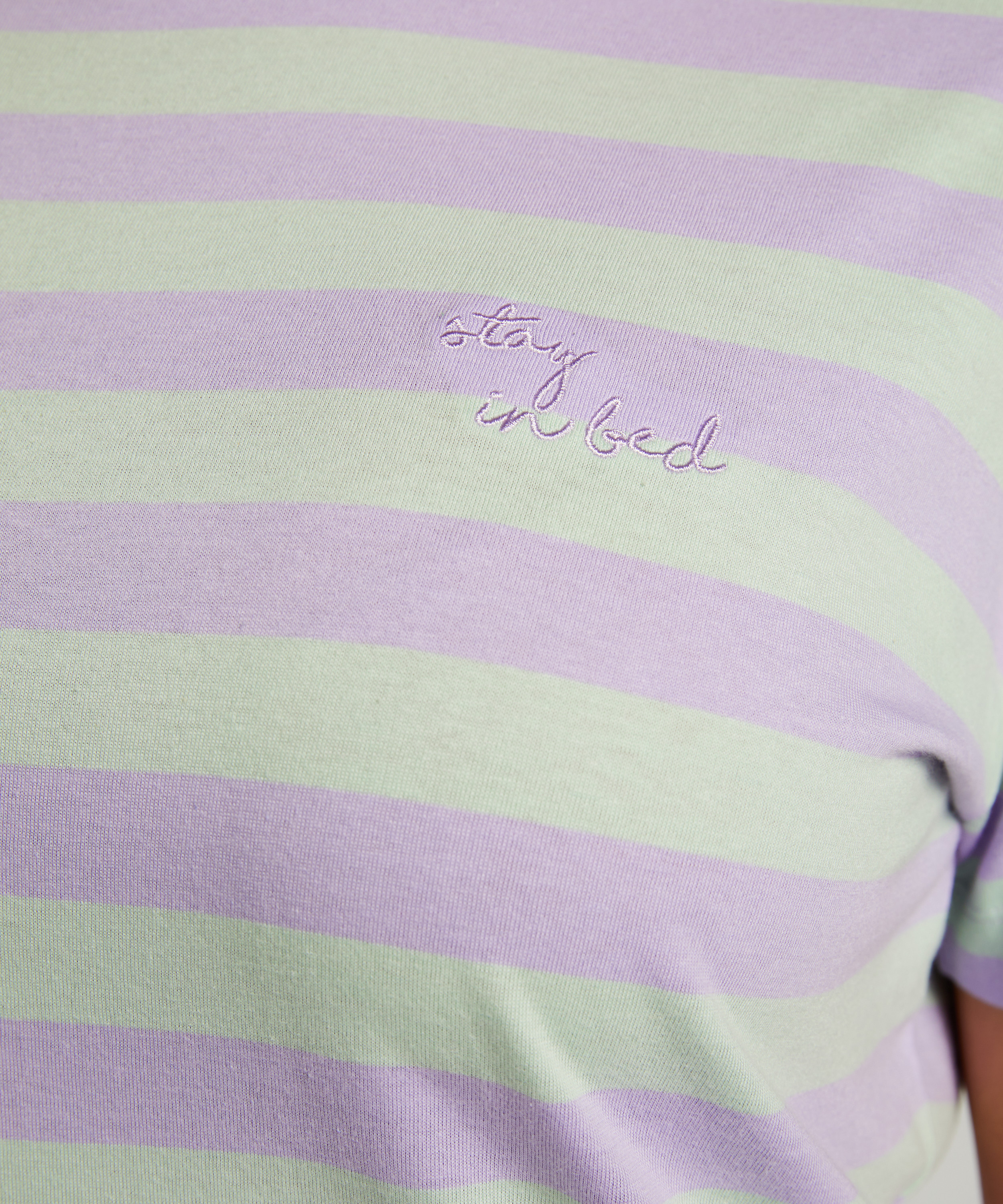 Camisón de escote redondo, Verde, main