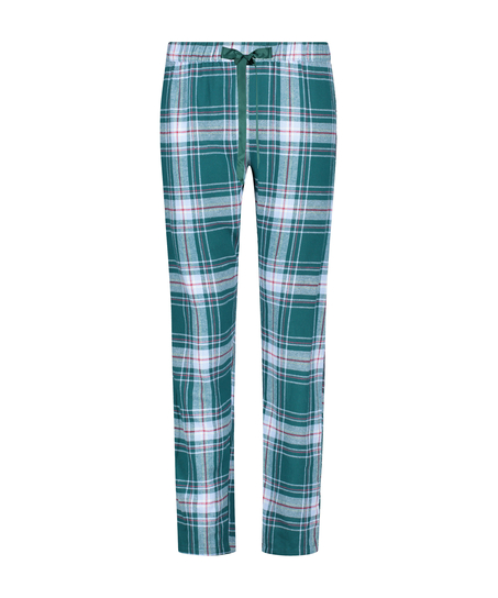 Pantal&oacute;n de pijama Twill Check, Azul