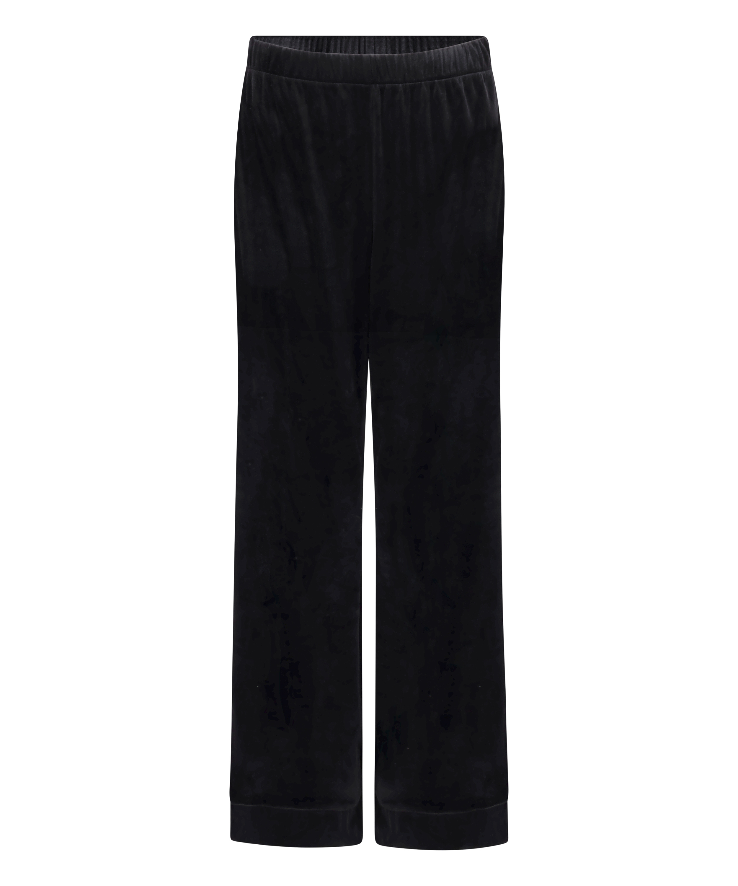 Pantalón de pijama de terciopelo, Negro, main