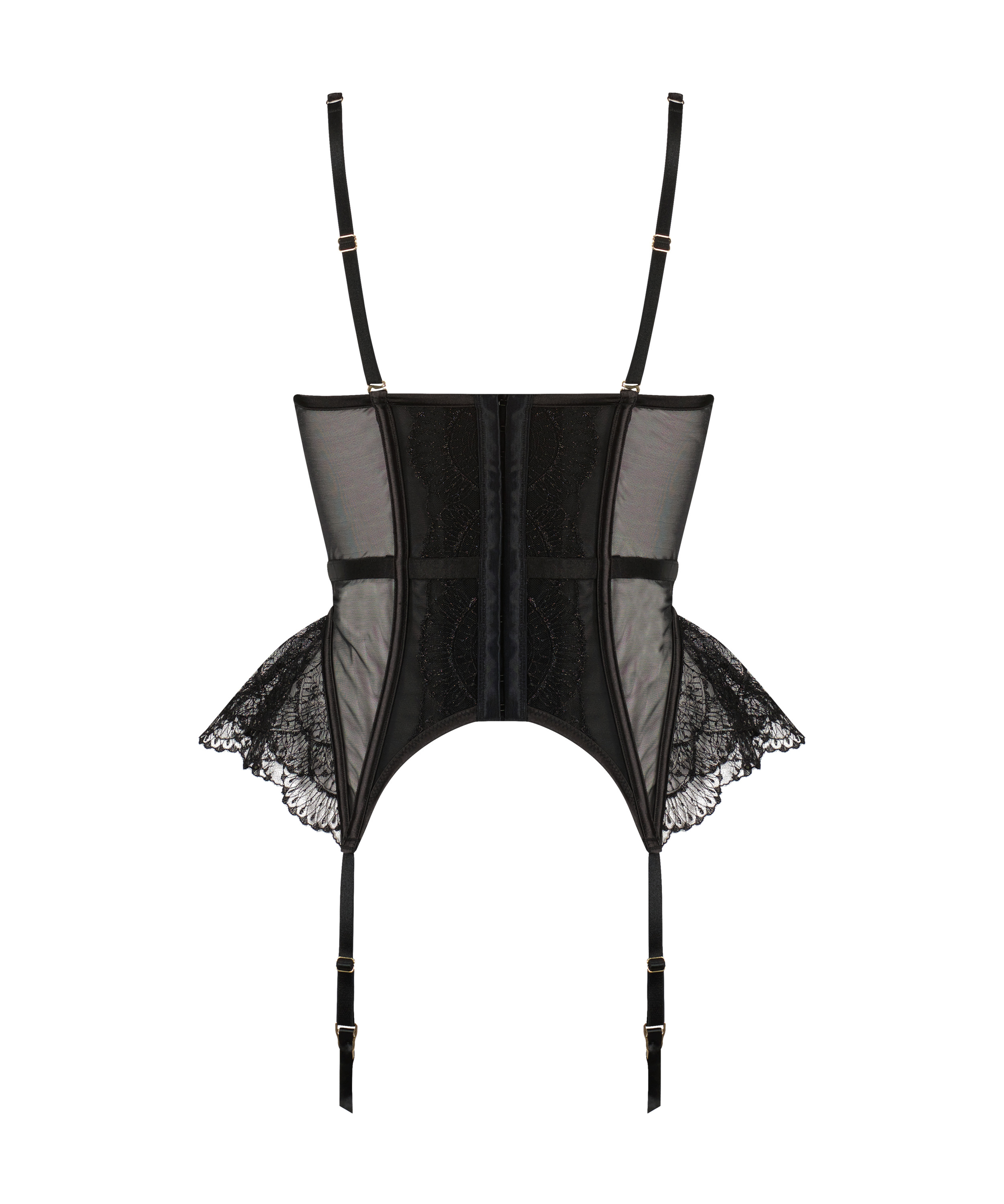 Bustier de aros no preformado Akira, Negro, main