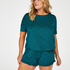 Conjunto de pijama corto, Verde