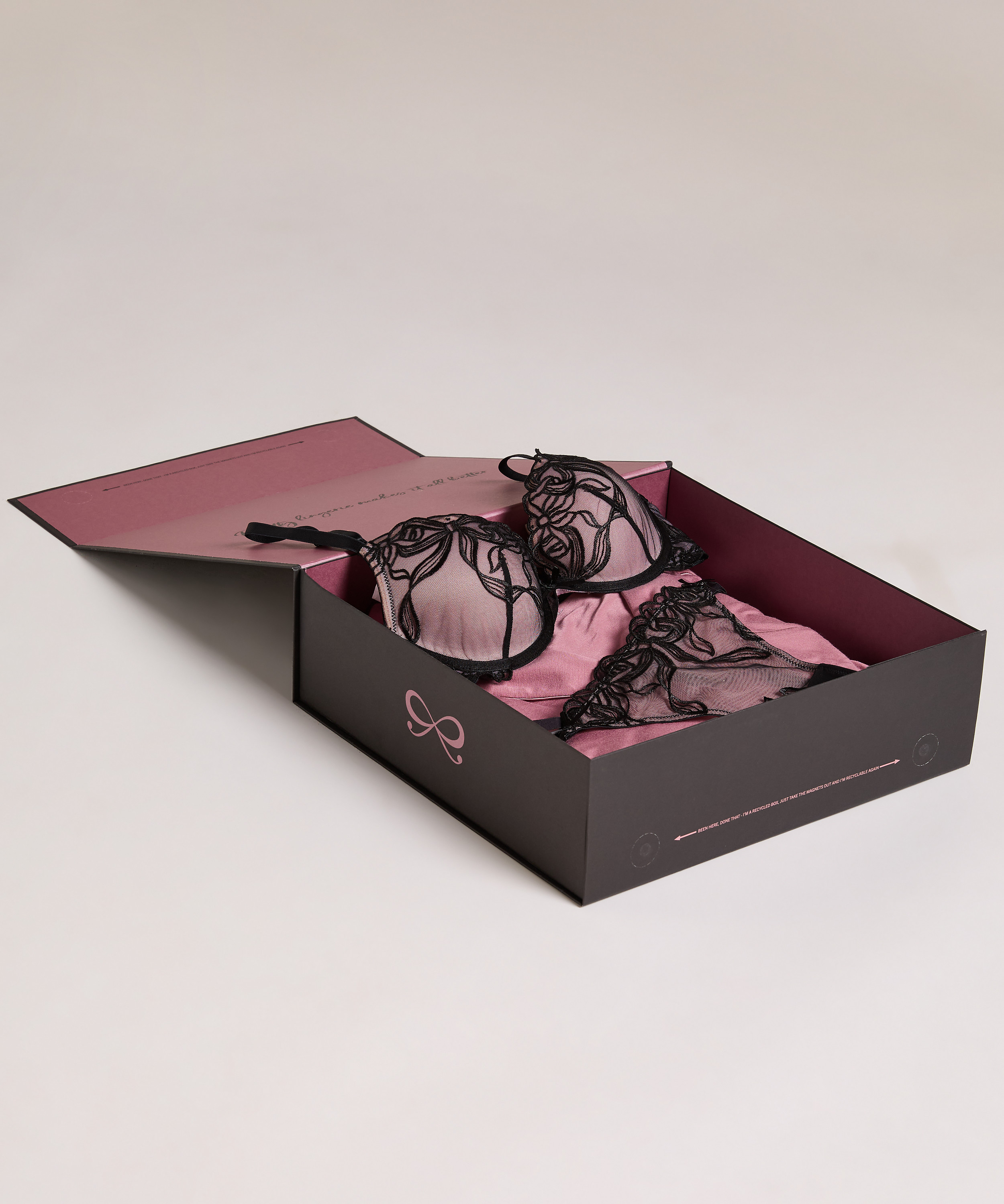 Caja de regalo de lujo Large, Negro, main