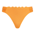 Braguita de Bikini Rio Scallop Lurex, Naranja