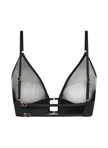 Bralette Mesh Essentials, Negro