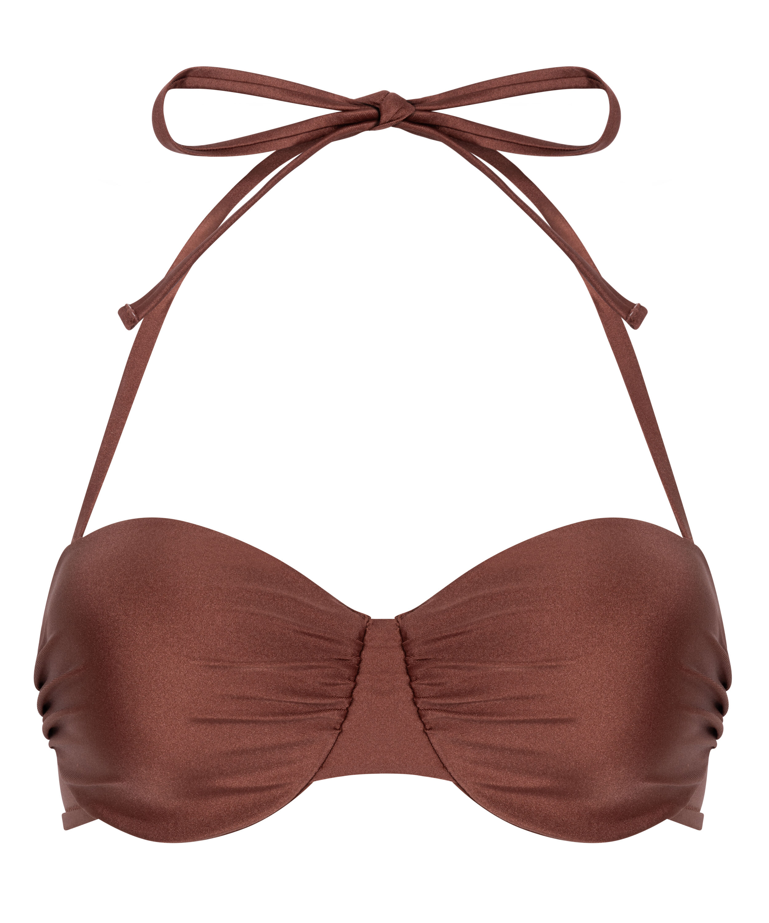Top de bikini bandeau Dune, Rojo
