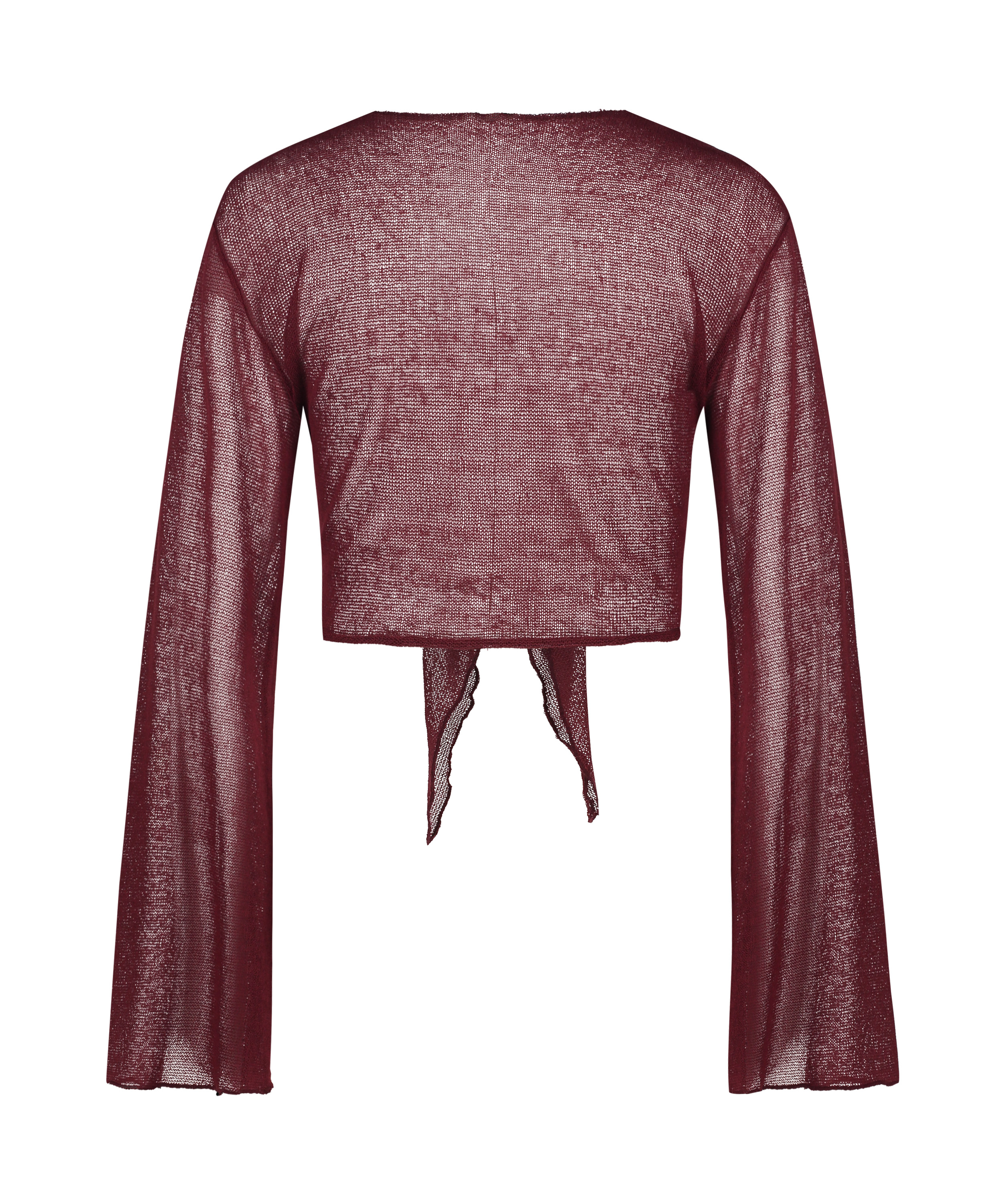 Top de punto playero abierto, Rojo, main