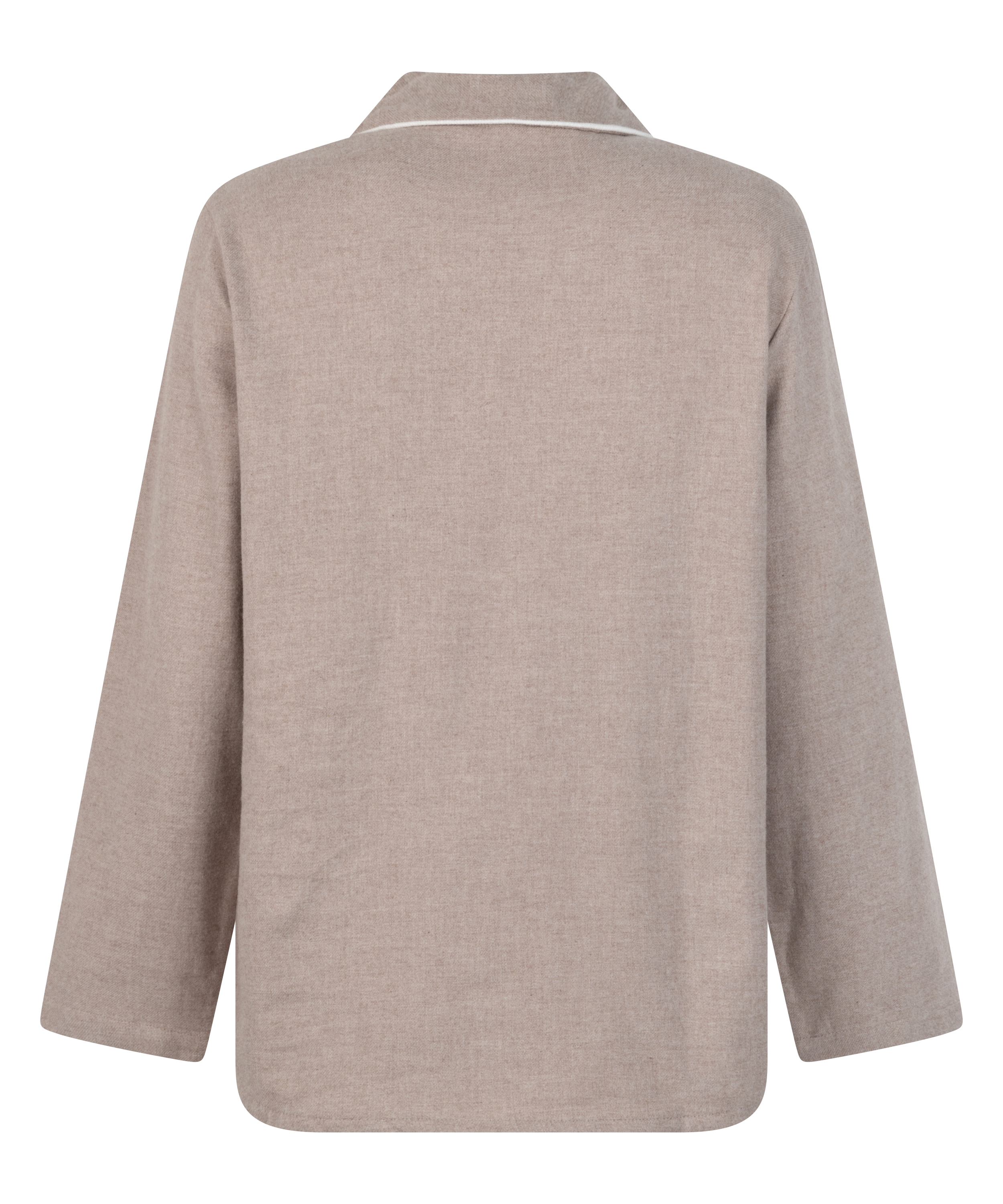 Top de pijama Flanel Essentials, Beige, main