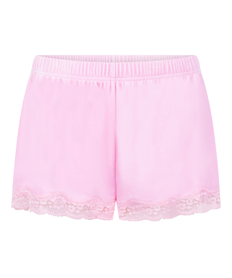 Short Velours Lace, Rosa
