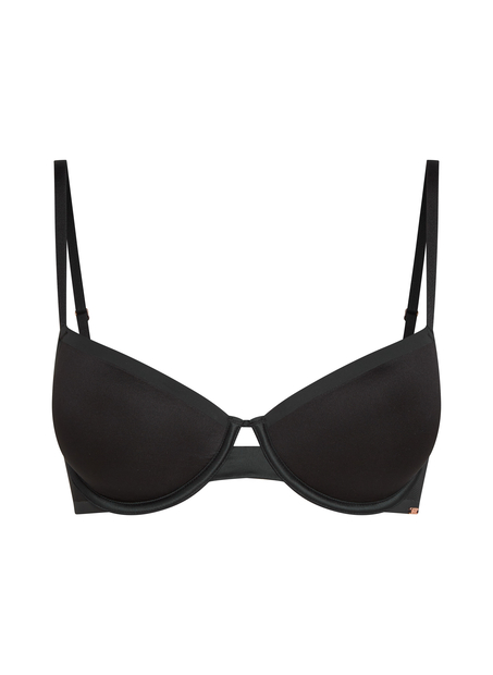Sujetador push-up de aros preformado Essentil, Negro