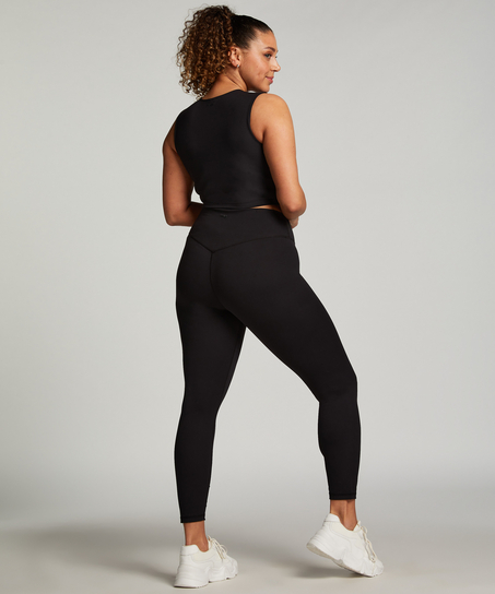 HKMX Leggings de talle alto, Negro